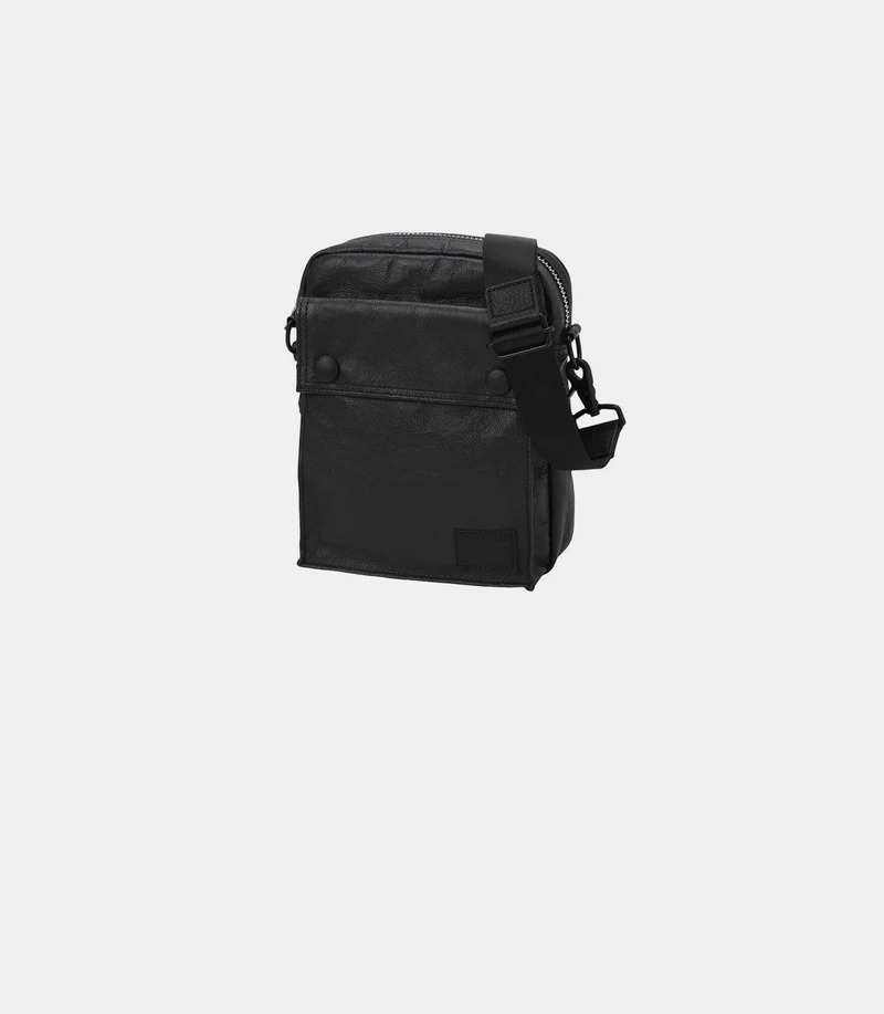 Shoulder bag vertical freestyle dyneema leather