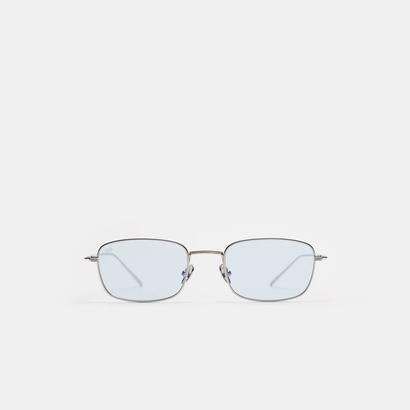 Grace Sunglasses in Silver/Lt Blue