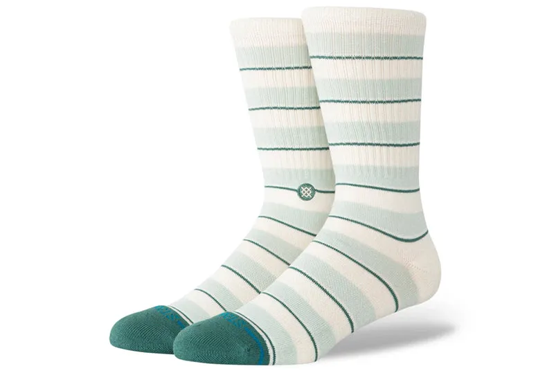 Chaussettes rayées à col rond