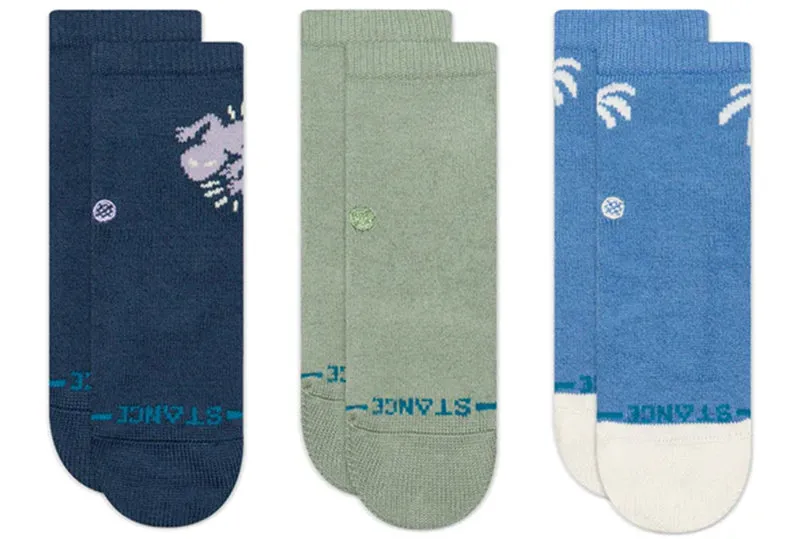Chaussettes BYTD GECKO, lot de 3, tailles 6-12 mois