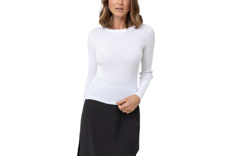 TOP À ML EN MAILLE CLASSIQUE
