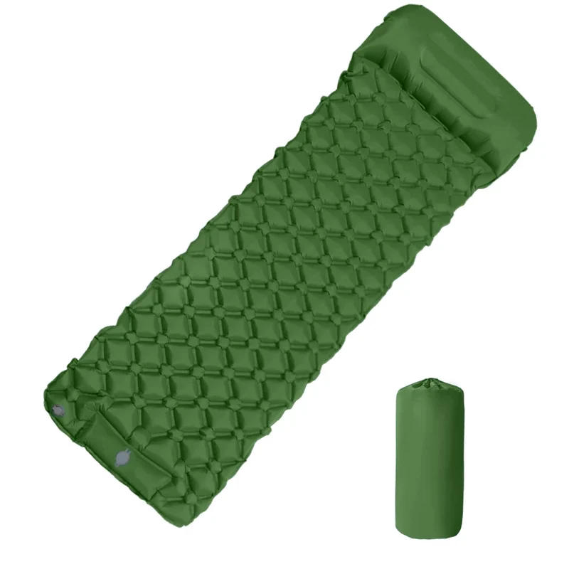 Matelas de couchage randonnée avec pompe intégrée