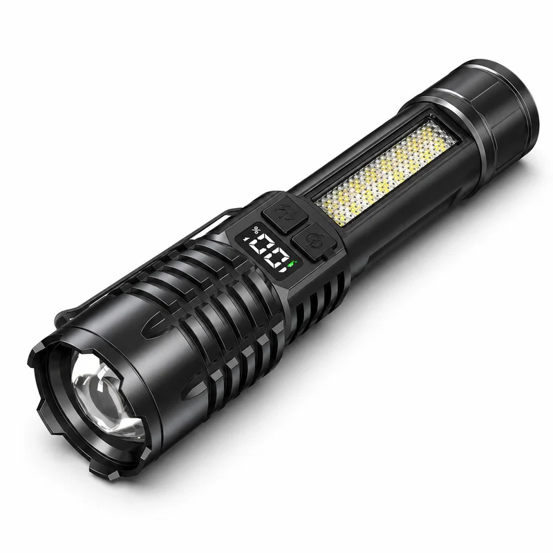 Lampe torche LED avec éclairage latéral randonnée