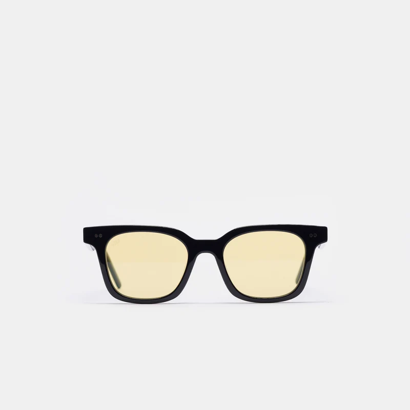 Hi-Fi Sunglasses in Black/Yellow