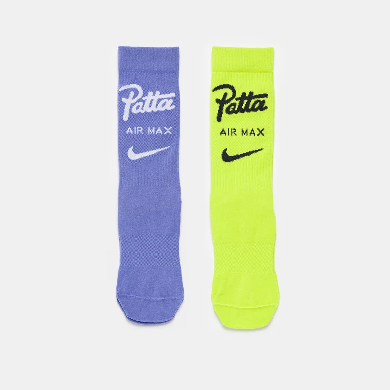 Patta Two Pack Everyday Essentials Crew Socks in Multicolor