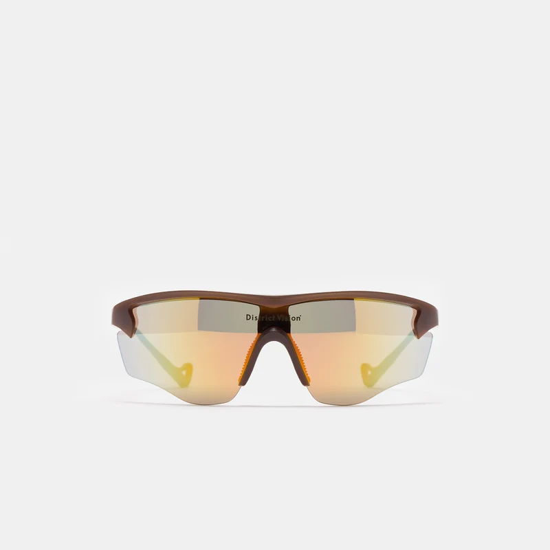 Junya Racer Sunglasses in Cedar/D+ Fire Mirror
