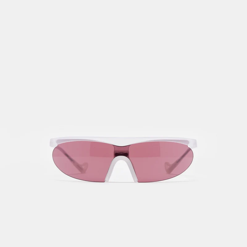 Koharu Eclipse Sunglasses in Clear/D+ Black Rose