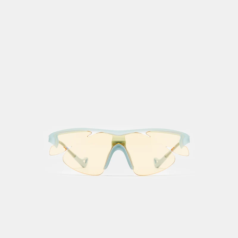 PAF Junya Racer Sunglasses in Scale/D+ Sports Yellow
