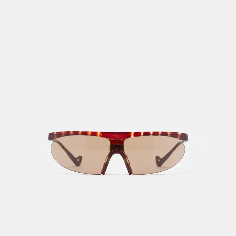 Koharu Eclipse Sunglasses in Brown Mosaic/D+ Copper