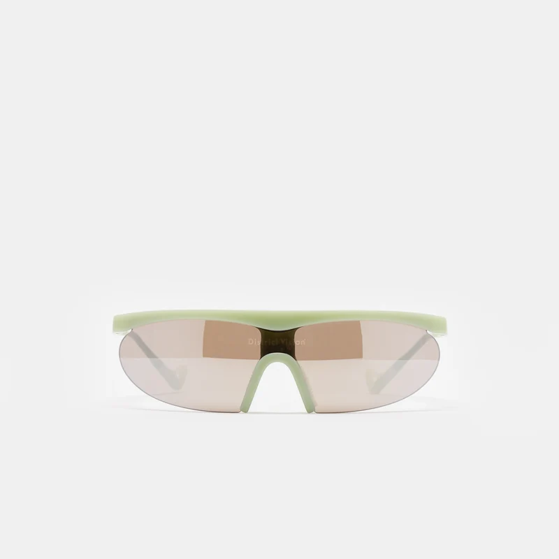 Koharu Eclipse Sunglasses in Mint/D+ Taupe Mirror