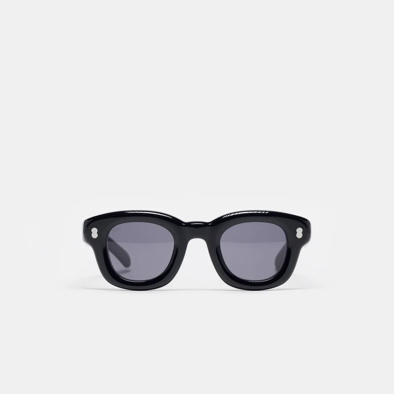 Apollo Inflated Sunglasses in Black/Black