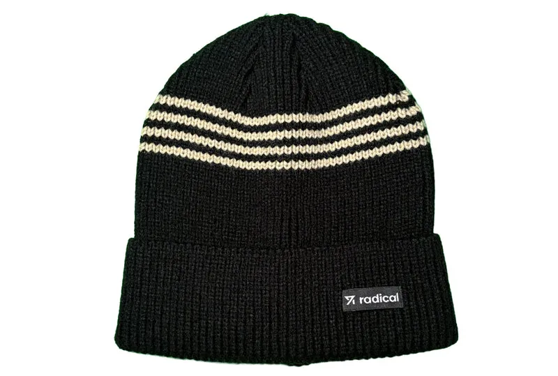 BONNET RADICAL EN MAILLE À RAYURES