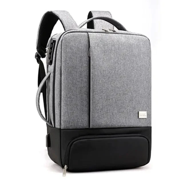 Sac à Dos Antivol Ordinateur | Port Usb et Compartiment Chaussures