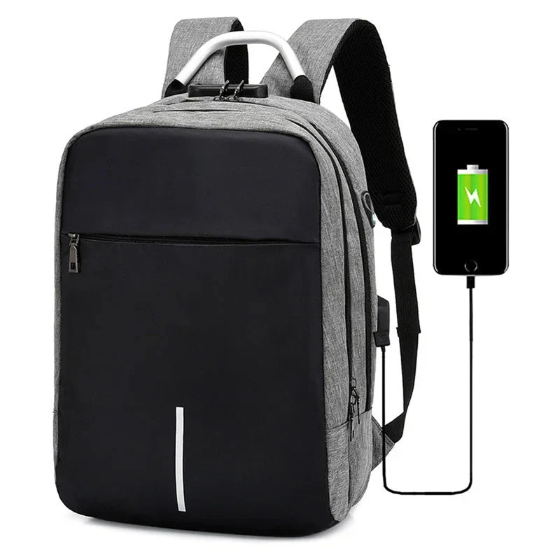 Sac à Dos Antivol Ordinateur | Code Intégré et Port Usb