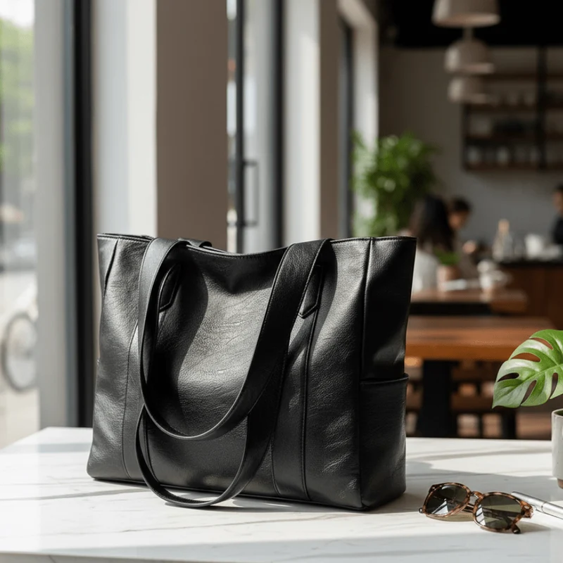 Sac à Bandoulière Cuir Vintage | Compartiment Spacieux Organisé