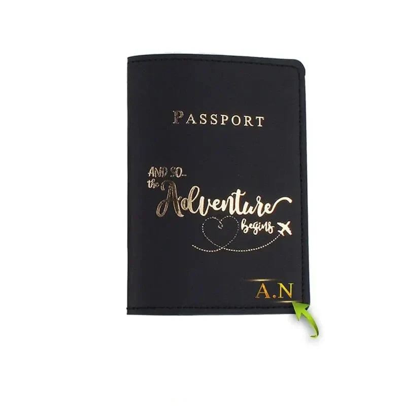 Protège-Passeport Personnalisé | Gravure Prénom Dorée