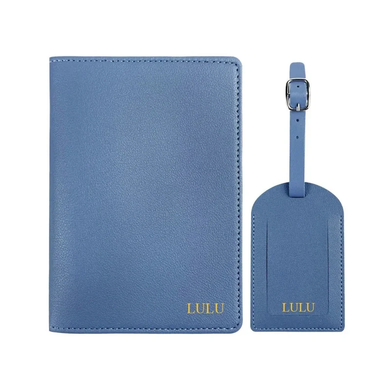 Protège Passeport Personnalisable | Cuir Synthétique Élégant