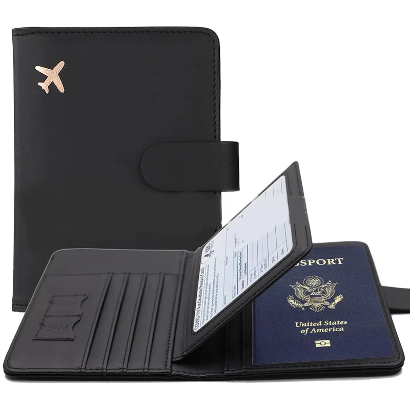 Portefeuille Voyage Anti-Rfid | Compartiments Cartes Sim Pratiques