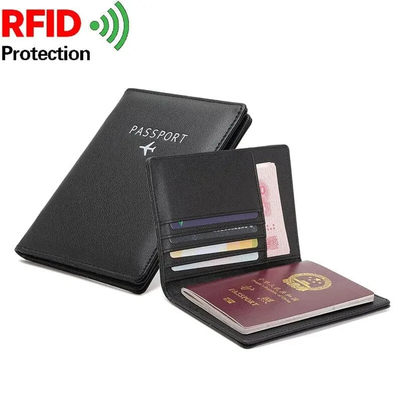 Portefeuille Passeport Avion Rfid | Rangement Sécurisé Pu