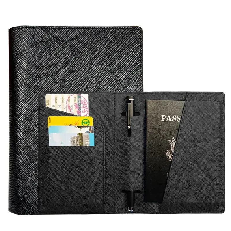 Portefeuille de Voyage Passeport | Rangement Stylos et Cartes