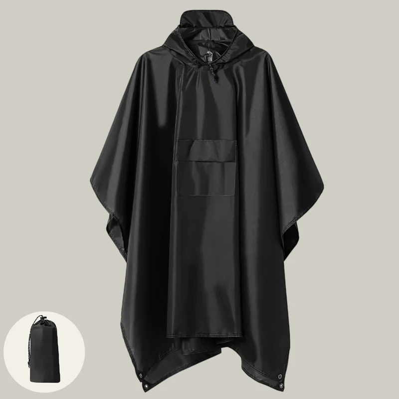 Poncho de Pluie Ultra Léger | Protection Randonnée et Vélo