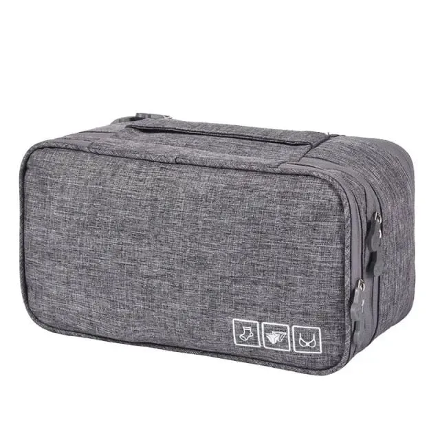 Pochette Sous-Vêtements Voyage | Nylon Compact avec Poignée