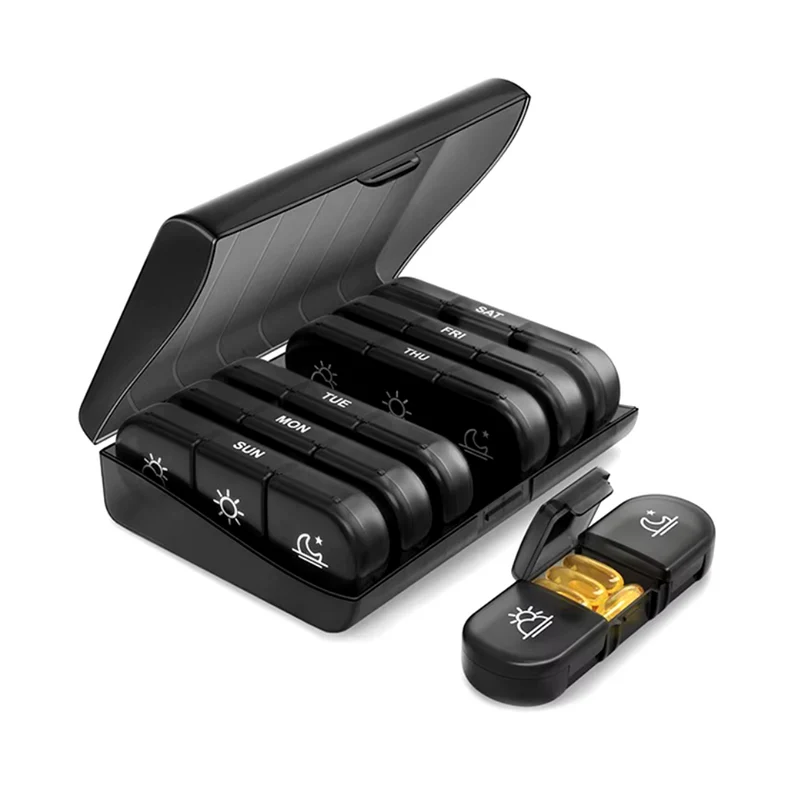 Pilulier Hebdomadaire Compact | Gestion Simplifiée des Doses