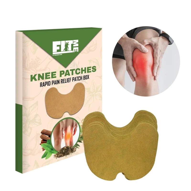 Patchs Douleur Genou Naturels | 180 Coussinets à Base de Plantes
