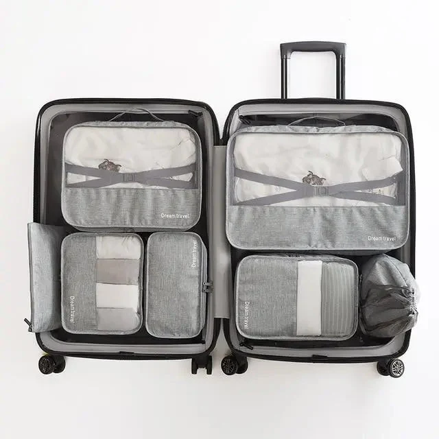Organisateurs de Valise en Nylon | Set 7 Tailles Variées