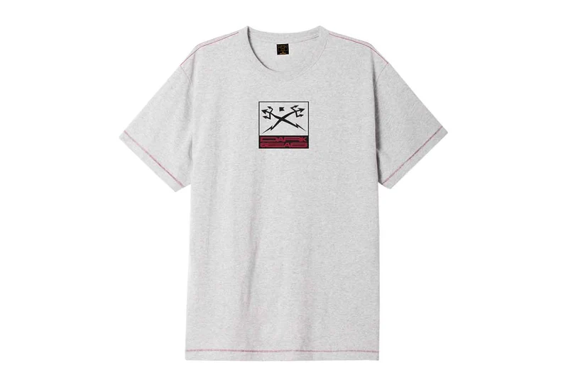 T-shirt à coutures contrastées Warped World