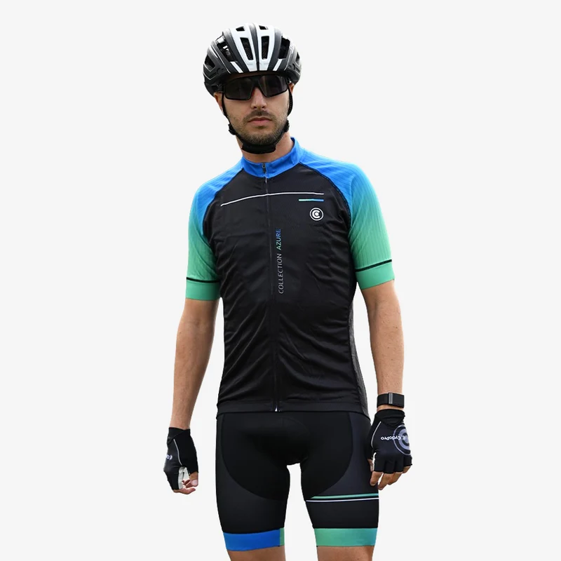 Tenue De Cyclisme Bleue - Collection Azure