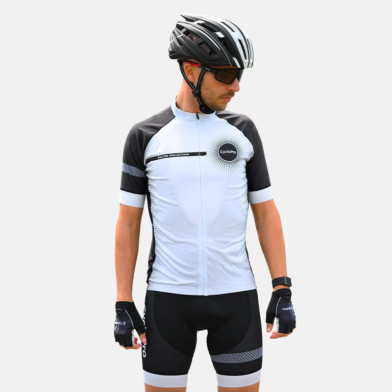 Tenue De Cyclisme Été Blanche - Collection Eklïps