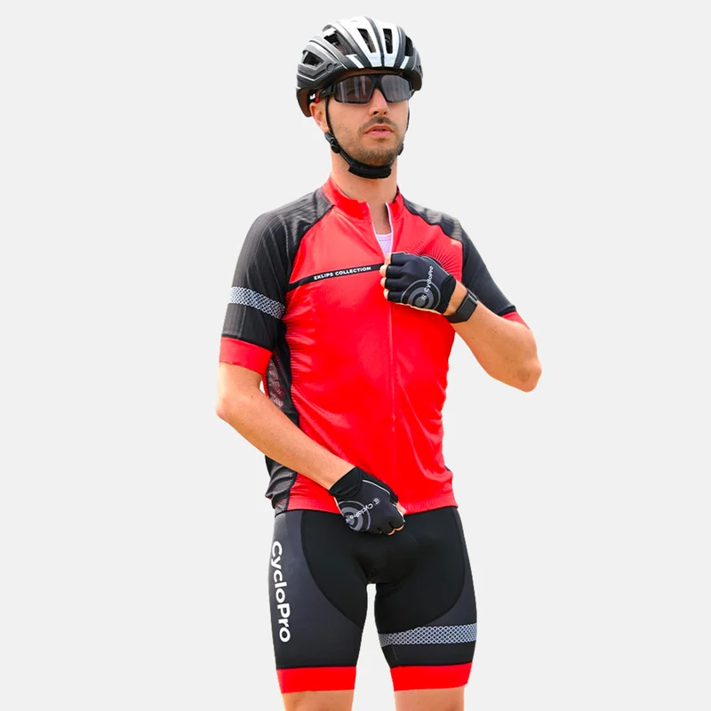 Tenue De Cyclisme Été Rouge - Collection Eklïps