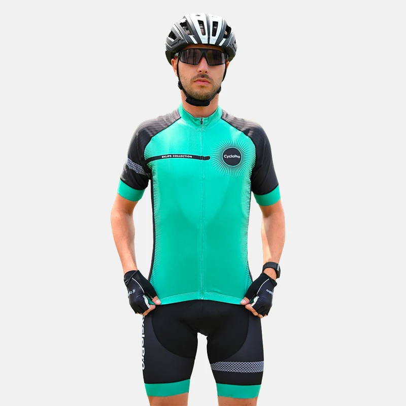Tenue De Cyclisme Été Turquoise - Collection Eklïps