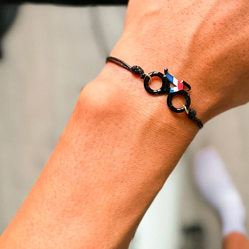 Bracelet Vélo France - Black Édition