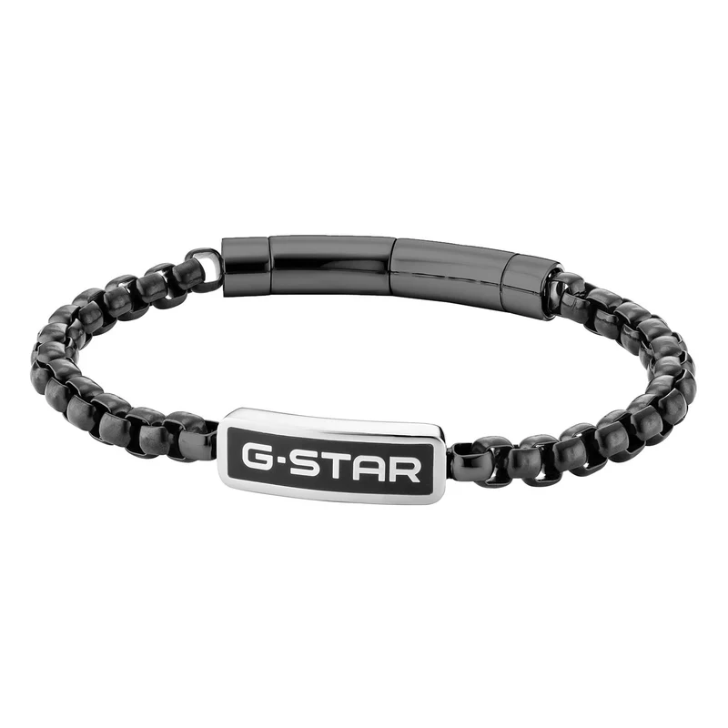 G-Star Floatcore Bracelet IP Black Box Chain GSJ.100.03