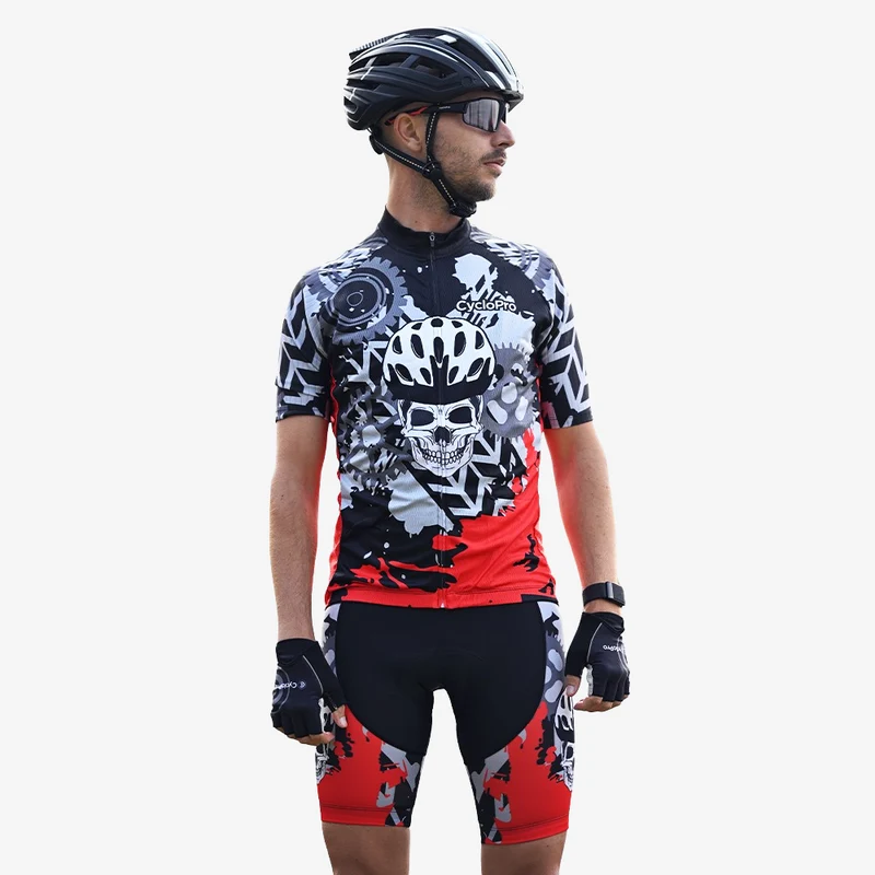 Tenue De Cycliste Route Squelette - Skull+