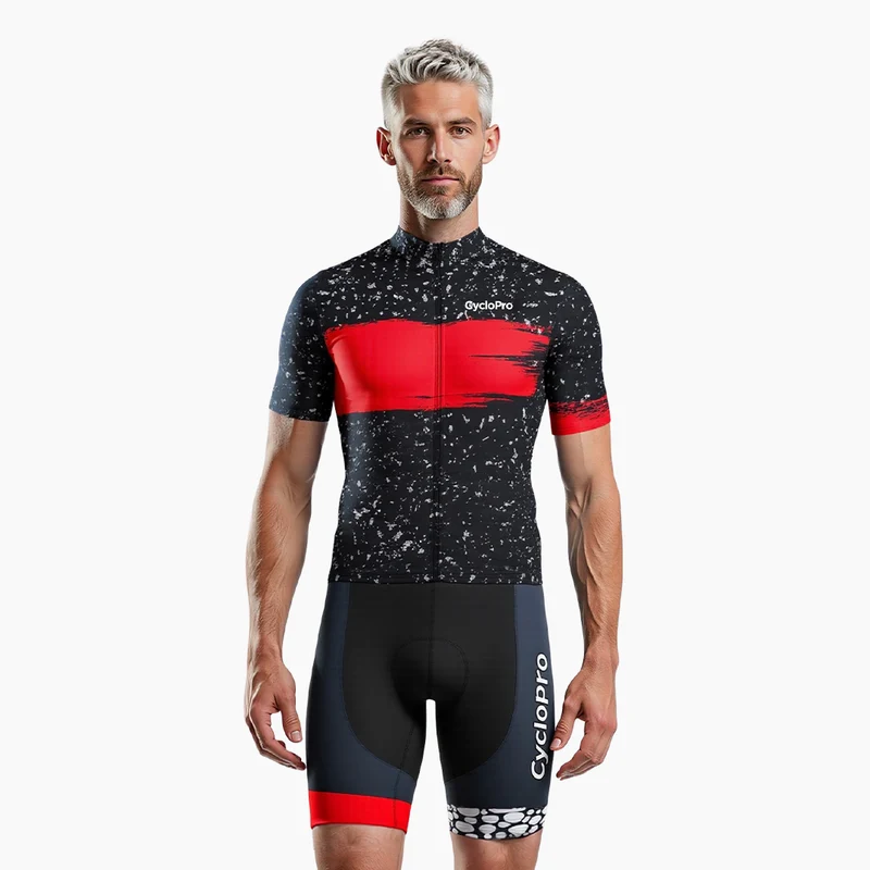 Tenue De Cyclisme Rouge - Galaxy+