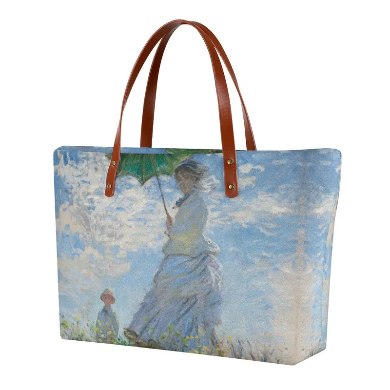 Woman with a Parasol by Claude Monet Tote Bag