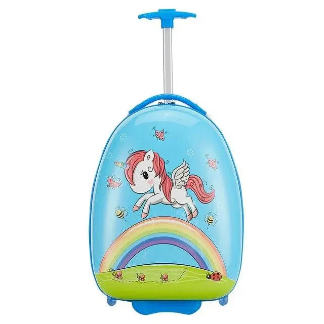 Valise Licorne Fille | Bagage Cabine Rigide