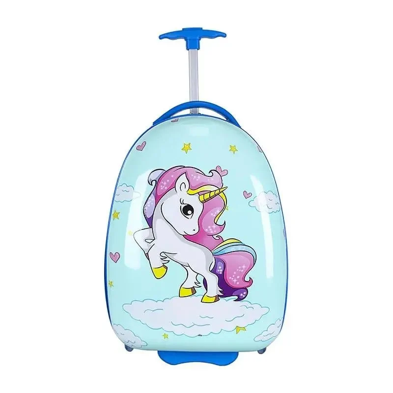 Valise Licorne Enfant | Rigide à Roulettes