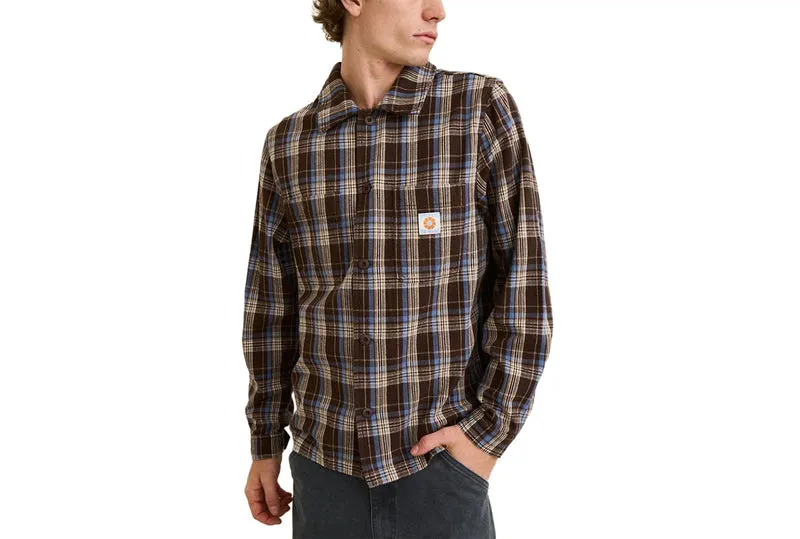 CHEMISE À MANCHES LONGUES À CARREAUX ALEX