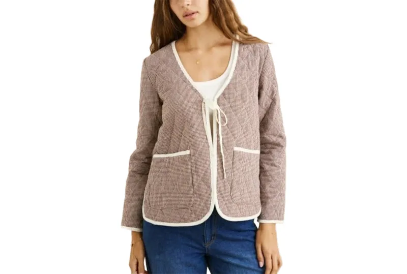 VESTE MATELASSÉE RÉVERSIBLE À CARREAUX LONDRES