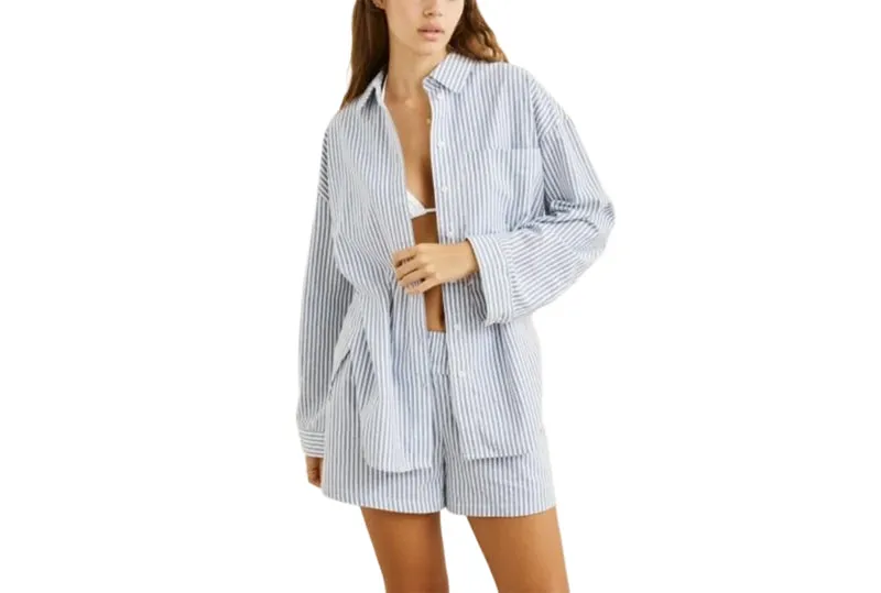 CHEMISE SURDIMENSIONNÉE À RAYURES VISTA