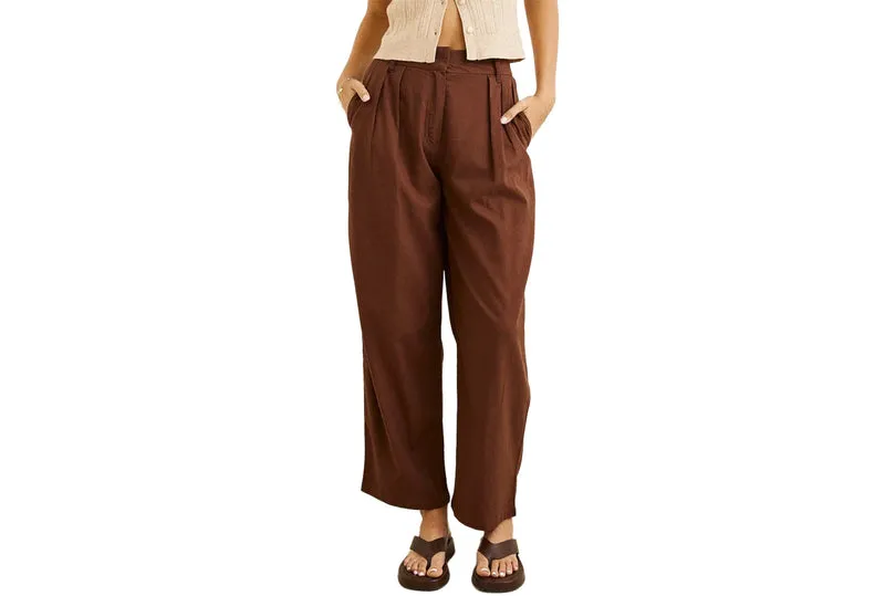 PANTALONS EN LIN TAILLÉS VENISE