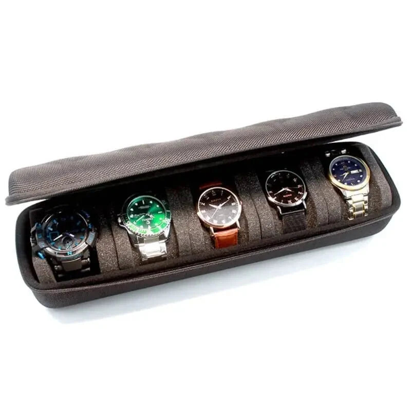 Étui à Montres de Voyage | Protection Eva pour 5 Montres