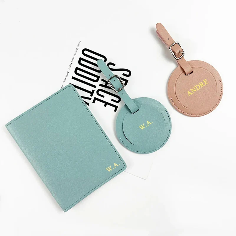 Étiquettes Bagage Personnalisables | Design Rond Distinctif