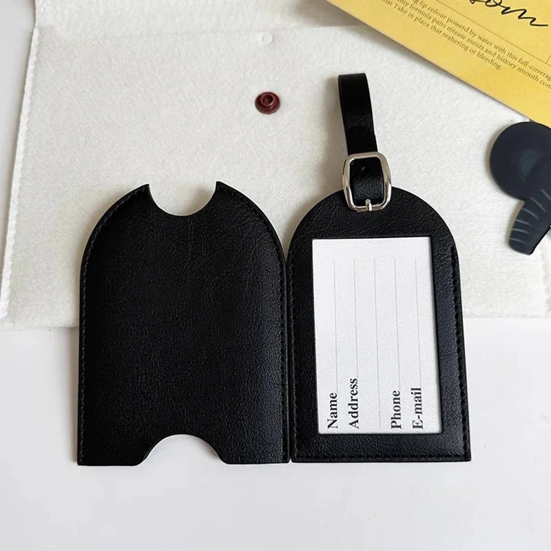 Étiquette Bagage Personnalisée Chic | Pu Durable et Personnalisable
