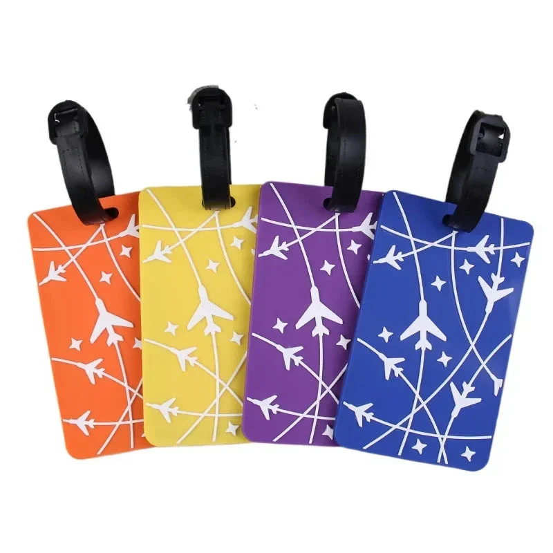 Étiquette Avion Valise Personnalisée | Motif Avion Silicone