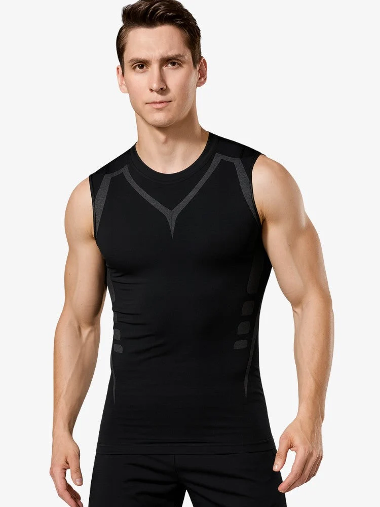 Débardeur de Sport Compressif | Séchage Rapide Anti-Irritation